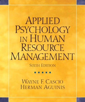 Personnel and Human Resources Psychology
